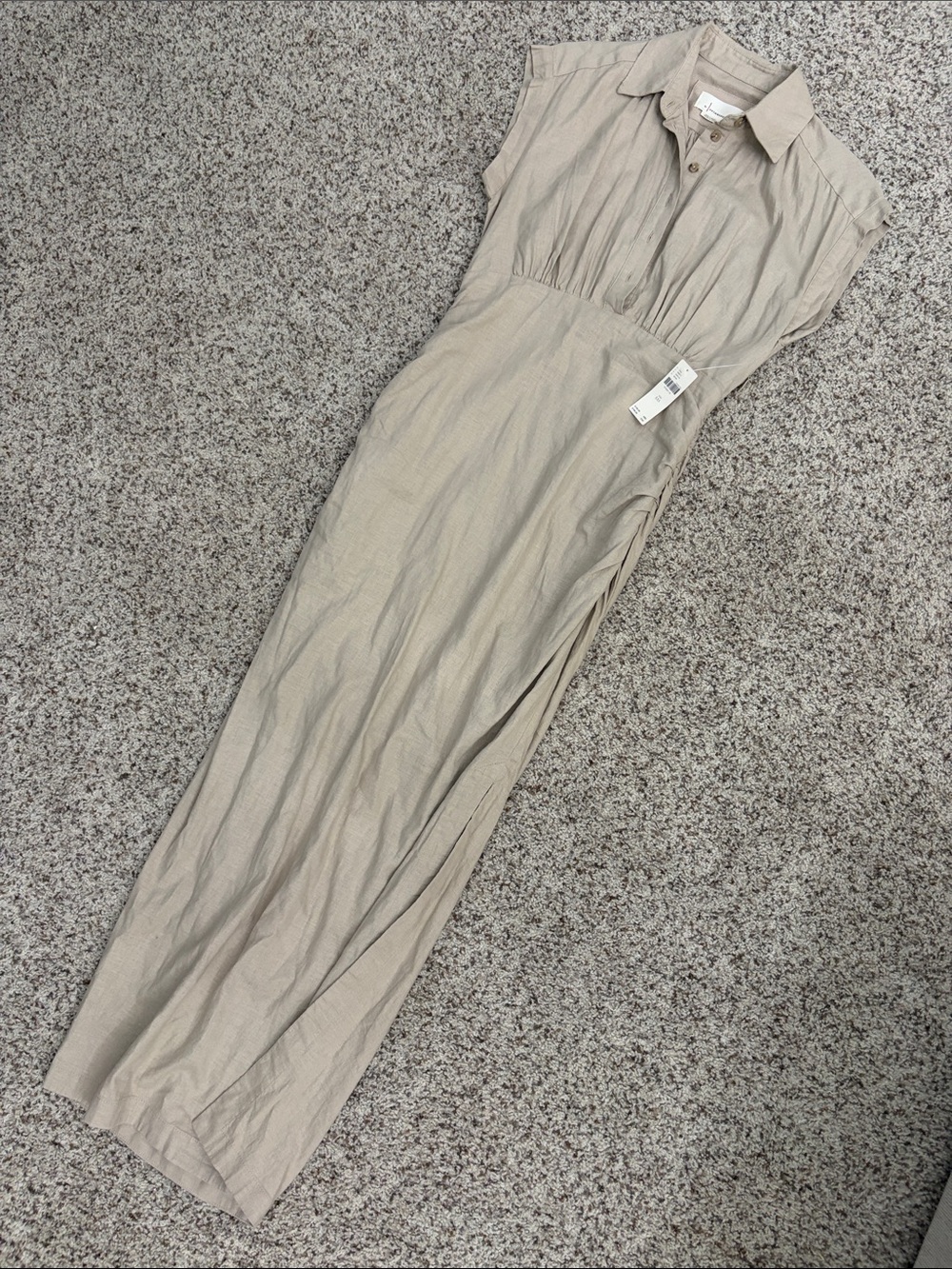 Anthropologie Collared Maxi Dress